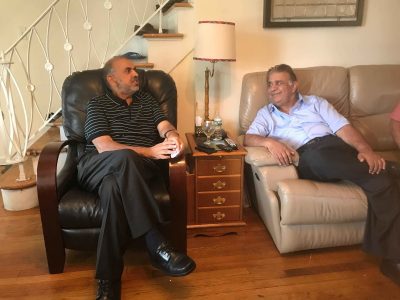 Meeting with Lord Nazir Ahmed in Abid Butt’s residence.