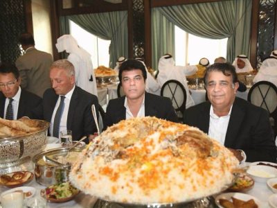 Abid Butt & Waris Baig at Royal Palace Dinner UAE (1)